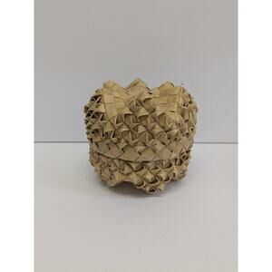 Handwoven‎ Hawaiian Lauhala 6-Point Star Basket